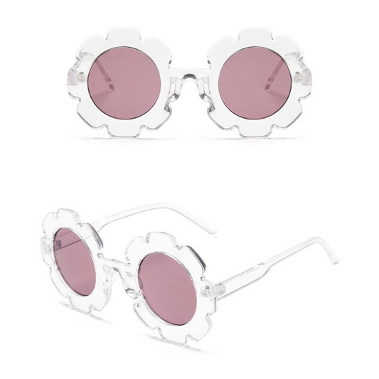 Flower Sunglasses | Clear