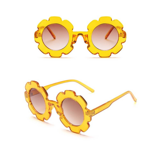 Flower Sunglasses | Gold