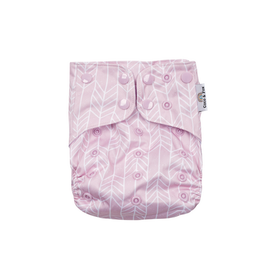 Reusable Swim Nappy in Soft Pink